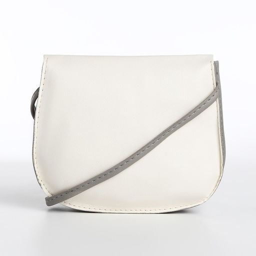 Сумка детская на застёжке, цвет белый/серый - Simaland фото 2