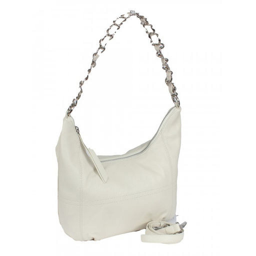 Сумка женская натуральная кожа GU 163-8559, 1отд+карм/пер, плечевой ремень, молочный SALE 264284 - Adelia фото 6