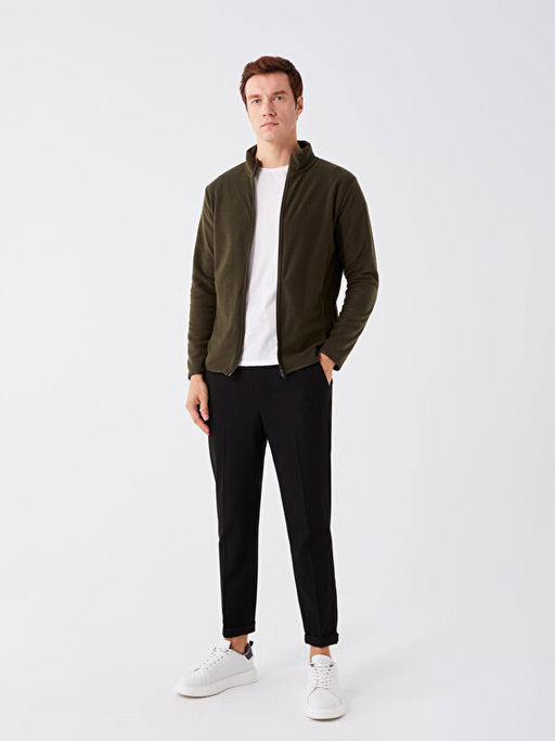 Dik Yaka Uzun Kollu Erkek Polar H?rka