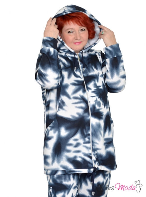 Толстовка Модель №1537 размеры 44-84 - Plusmoda фото 7