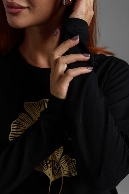 8519/1 Футболка с длинным рукавом женская