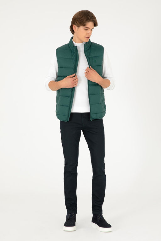 Мужской темно-зеленый жилет Неожиданная скидка в корзине - U.s. polo assn фото 4
