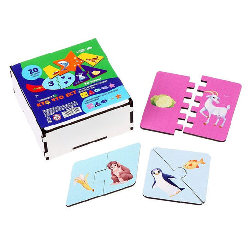 Развивающая игра Кто что ест? - Лесная мастерская фото 2