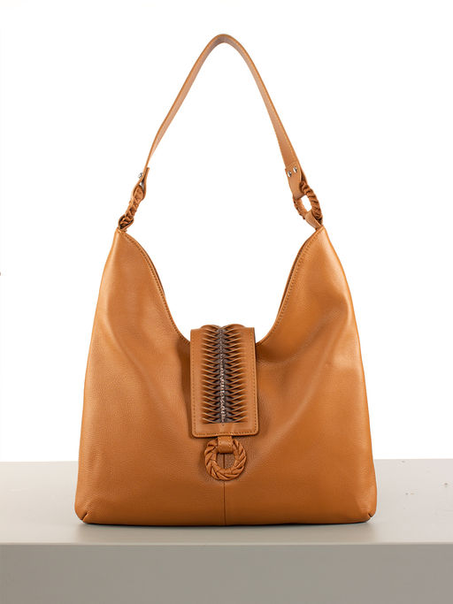 LACCOMA сумка Y2008-рыжый натуральная кожа полиэстер  фото 3