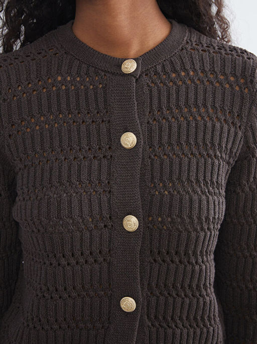 Bisiklet Yaka Ajurlu Kad?n Triko H?rka