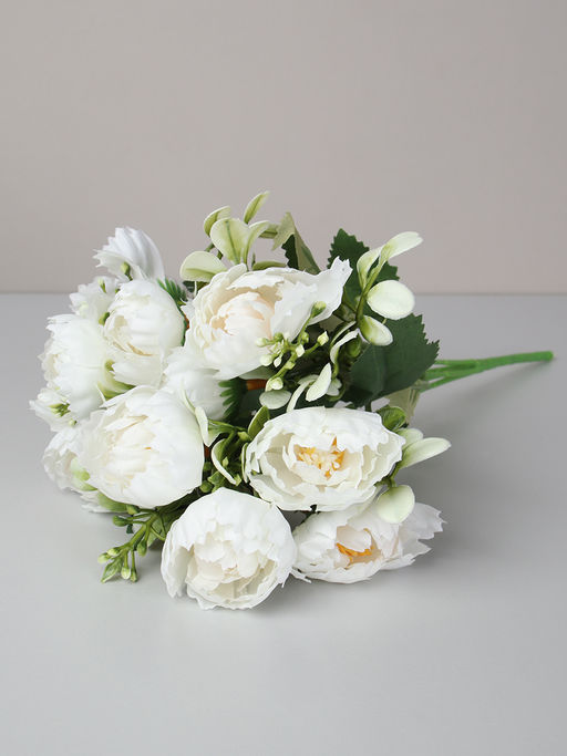 Цветок искусственный Пион 33 см / 149NA-52 /уп 2/300/600/ - ГалеонТрейд фото 4