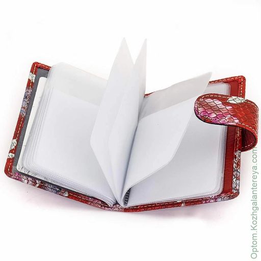 Женская кожаная визитница Sergio Valentini СВ 8135-010  фото 3