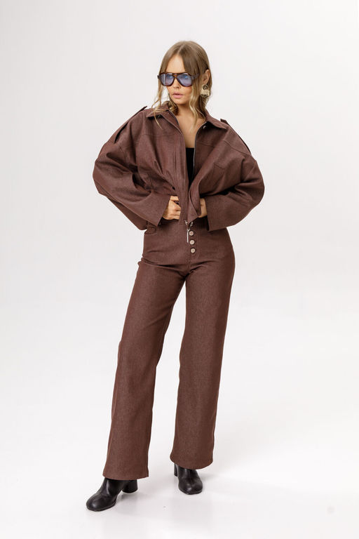 Брюки Pirs 6576 шоколадный