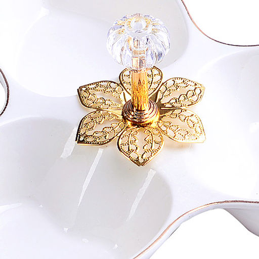 60043 Менажница фарф 3 секц 27х24х4,5 LR (х12) - Mayer&boch фото 2