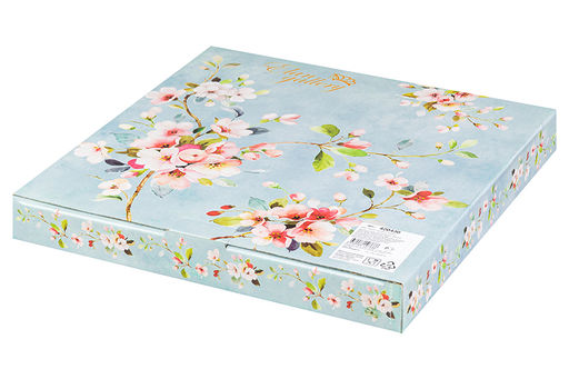 Набор тарелок 2 пр. 26*26*2 см Яблоневый цвет на голубом NEW BONE CHINA - Elan gallery фото 10