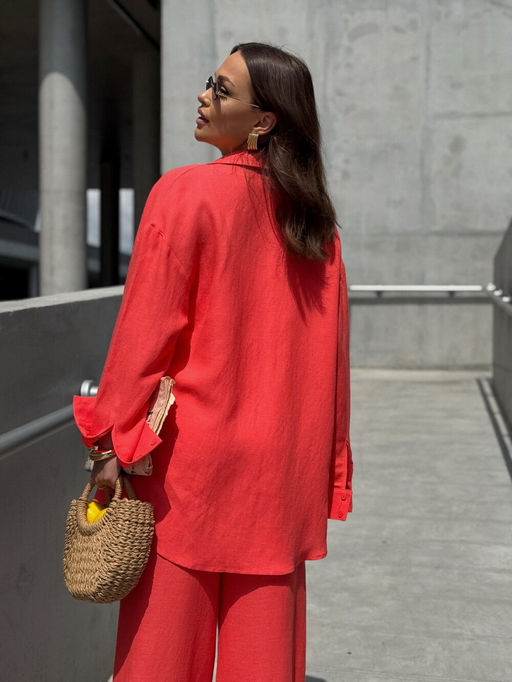 Блуза DilanaVIP 2099 лосось - Dilana vip фото 5