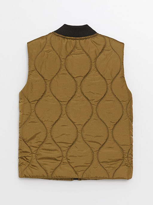 Kolej Yaka Kendinden Desenli Erkek ?ocuk Yelek - Waikiki фото 2