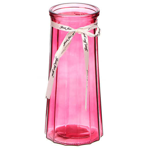 Ваза стекло настольная 25х9 см Y6-7198 в ассортименте (443964) /DANIKS/