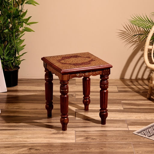 Столик кофейный, 38×38×42 см, дерево шишам