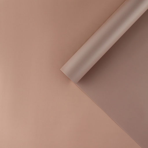 Плёнка для цветов упаковочная матовая «Бежевый», 0.5 х 9 м