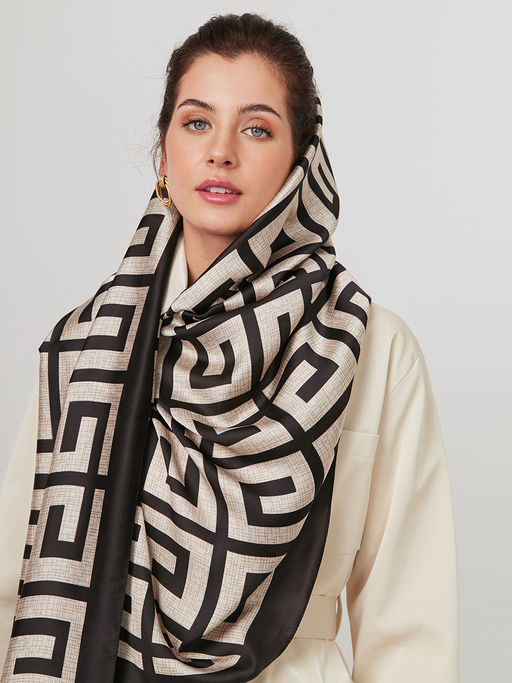 Большой, мягкий, тонкий и очень нежный двусторонний палантин - Tantino фото 8