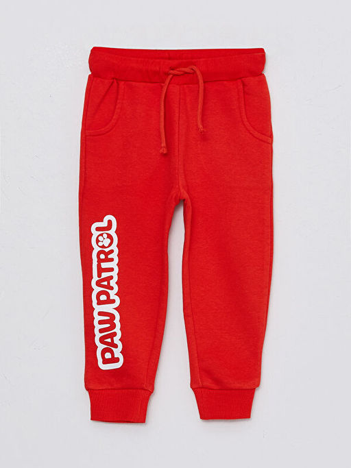 Bisiklet Yaka Uzun Kollu Paw Patrol Bask?l? Erkek Bebek Sweatshirt ve Pantolon 2li Tak?m - Waikiki фото 3