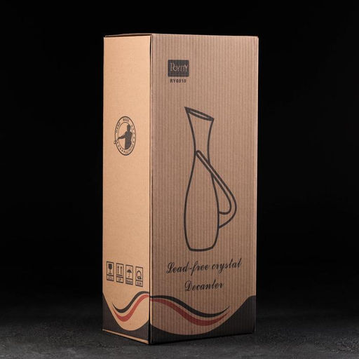 Декантер «Грюнер», 1.3 л, 15.5×11×37 см, с ручкой, стекло, прозрачный