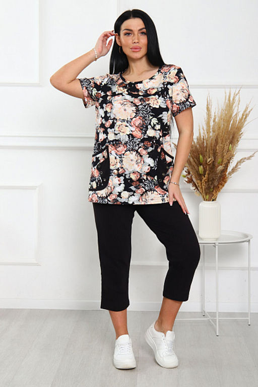 Костюм с бриджами (00966, бежевый) - Плиона фото 3