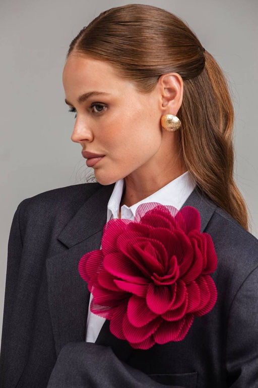 Потрясающая брошь цветок - Sahar art lab фото 2