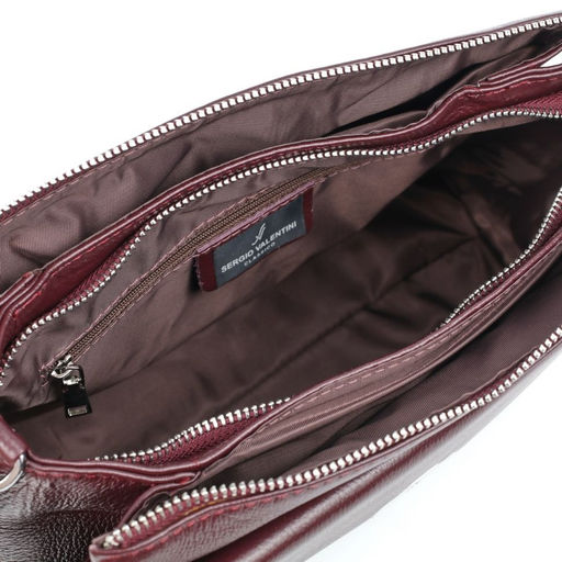 Женская кожаная сумка Sergio Valentini 0001-7  фото 4