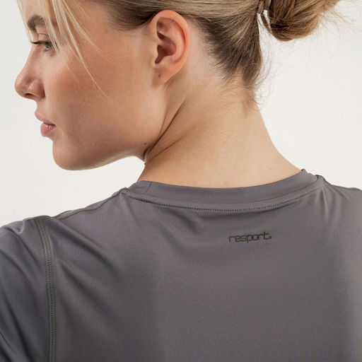 Футболка со вставками женская Resport, бифлекс, размер L (48), серая