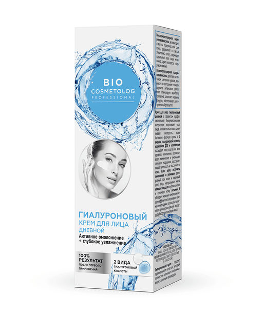 ФИТО "Bio Cosmetolog" Крем д/лица дневной гиалуроновый активное омоложение 45мл