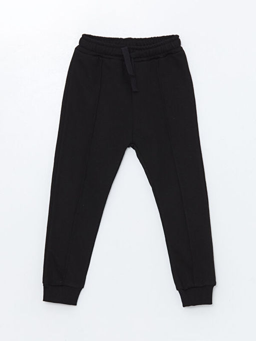 Bisiklet Yaka Bask?l? Erkek Bebek Sweatshirt ve E?ofman Alt 2li Tak?m