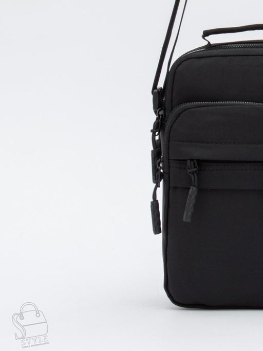 Сумка мужская кожаная 18044 black Aotian в Новосибирске