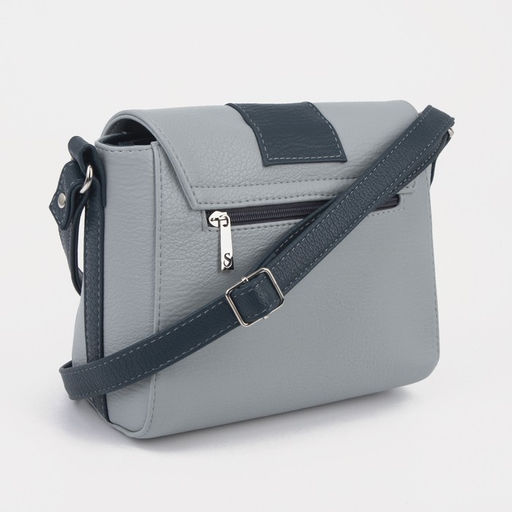 Сумка-мессенджер на клапане, цвет голубой - Simaland фото 2