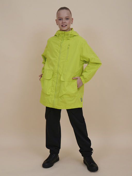 PELICAN, ветровка для девочек, Лаймовый  фото 3