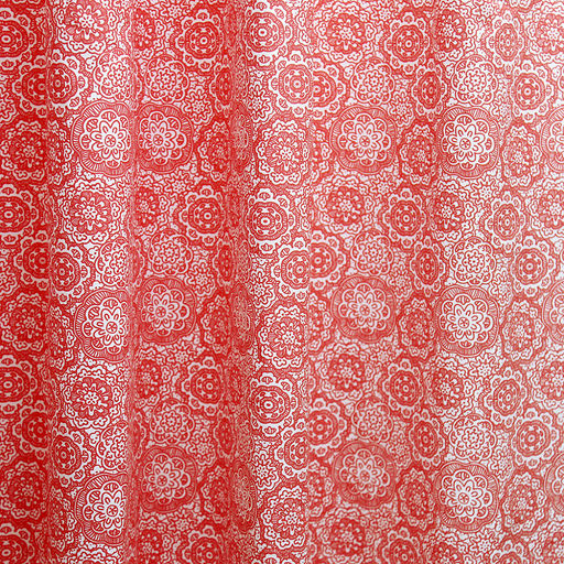 "Медальоны" Комплект кухонный 3 предмета: шторы 110х160см - 2шт, ламбрекен 326х34см, на шторной ленте, плотность 186гр/м2, премиум хлопок 100%, "Домашняя мода" (Россия)