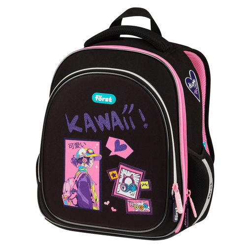 Рюкзак F?rst F-Light "Kawaii" (FT-RY-062507) 36*27*15см, 2 отделения, 2 кармана, анатомическая спинка