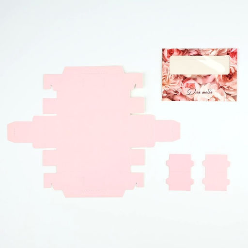 Цена за 5 шт. Коробка под 3 конфеты с ячейками «Для тебя», 13.3 х 3.3 х 5.8 см