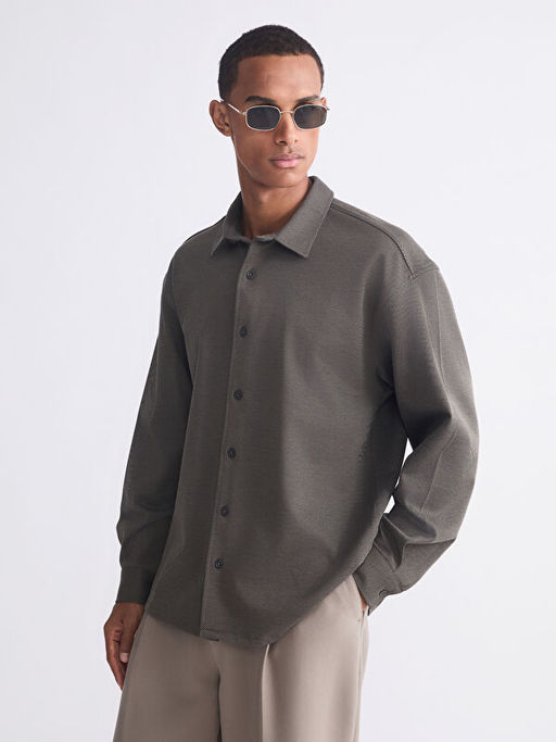 Slim Fit Uzun Kollu Erkek G?mlek