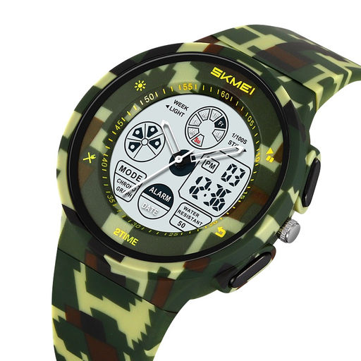 Часы наручные Skmei мужские электронные спортивные 2346green-camo