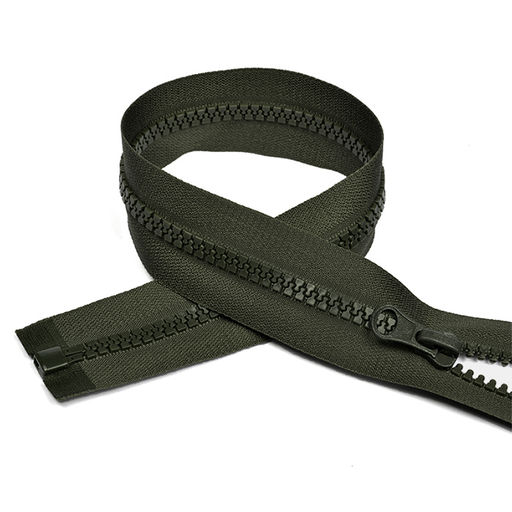 Молния Mzip трактор №5 1 замок усил.зв., 60см, цв.F328 хаки уп.10шт