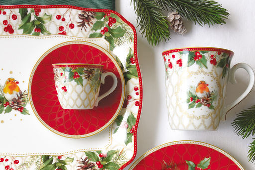 Кружка Рождественские ягоды, 0,275 л - Easy life фото 3