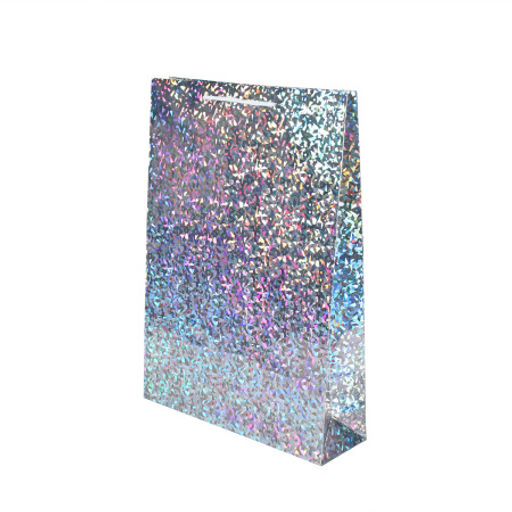 Пакет подарочный 32х45х9,5 голография / GW-115 /уп 12/480/плотность бумаги 128г/м2 - Галеонтрейд фото 6