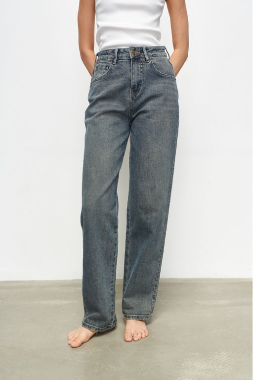 Джинсы BAGGY с потертостями - Erist store фото 3