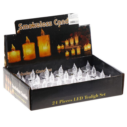 Цена за 36 шт. Свеча светодиодная, горит жёлтым