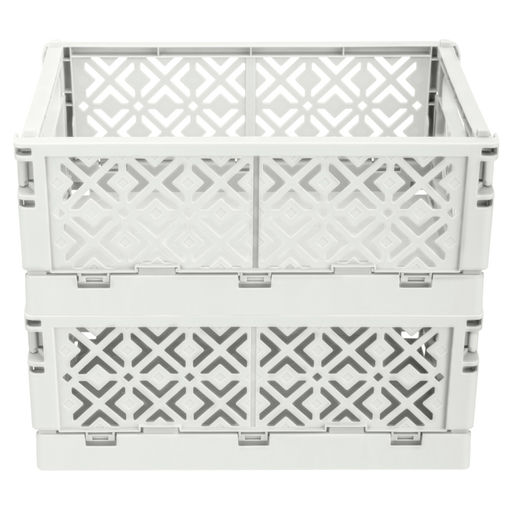 ЯЩИК СКЛАДНОЙ STOCKY L 334х250х155ММ, 10,5Л (Белый) - Econova фото 9