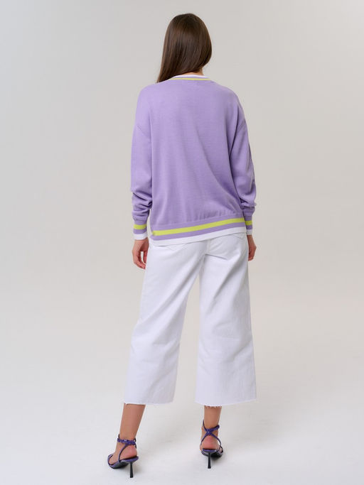 Пуловер женский ZZ-01006 lavender - Eleganzza фото 10