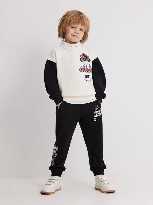 ACOOLA / Джемпер детский для мальчиков Denethor белый фото 3