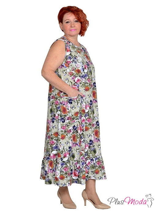 Платье Модель №1899 размеры 44-84 - Plusmoda фото 3