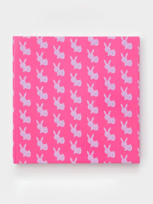 Тарелка Доляна Пасха. Кролик с бантиком, d=20 см, стекло, жёлтая  фото 5