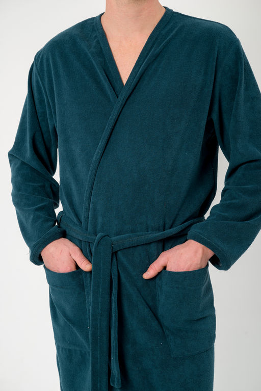 Халат мужской из махры Ренат изумруд - Амадэль фото 4