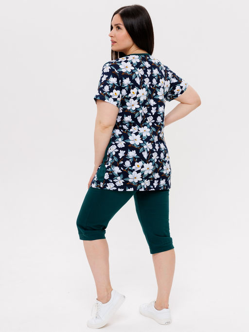 Костюм женский К-223 (кулирка) Индиго - Elenatex фото 23