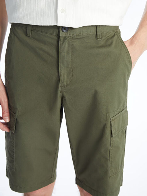 Rahat Kal?p Gabardin Erkek Bermuda ?ort