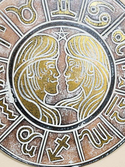 Панно резное «Близнецы», 30×30×2 см